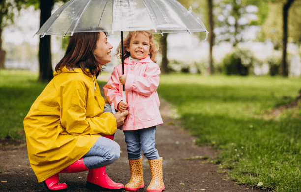 What to do with toddlers on a rainy day